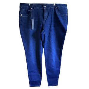 Fashion Nova Booty Lifter Skinny Jeans Dark Wash Size 20 Plus P485537 NWT